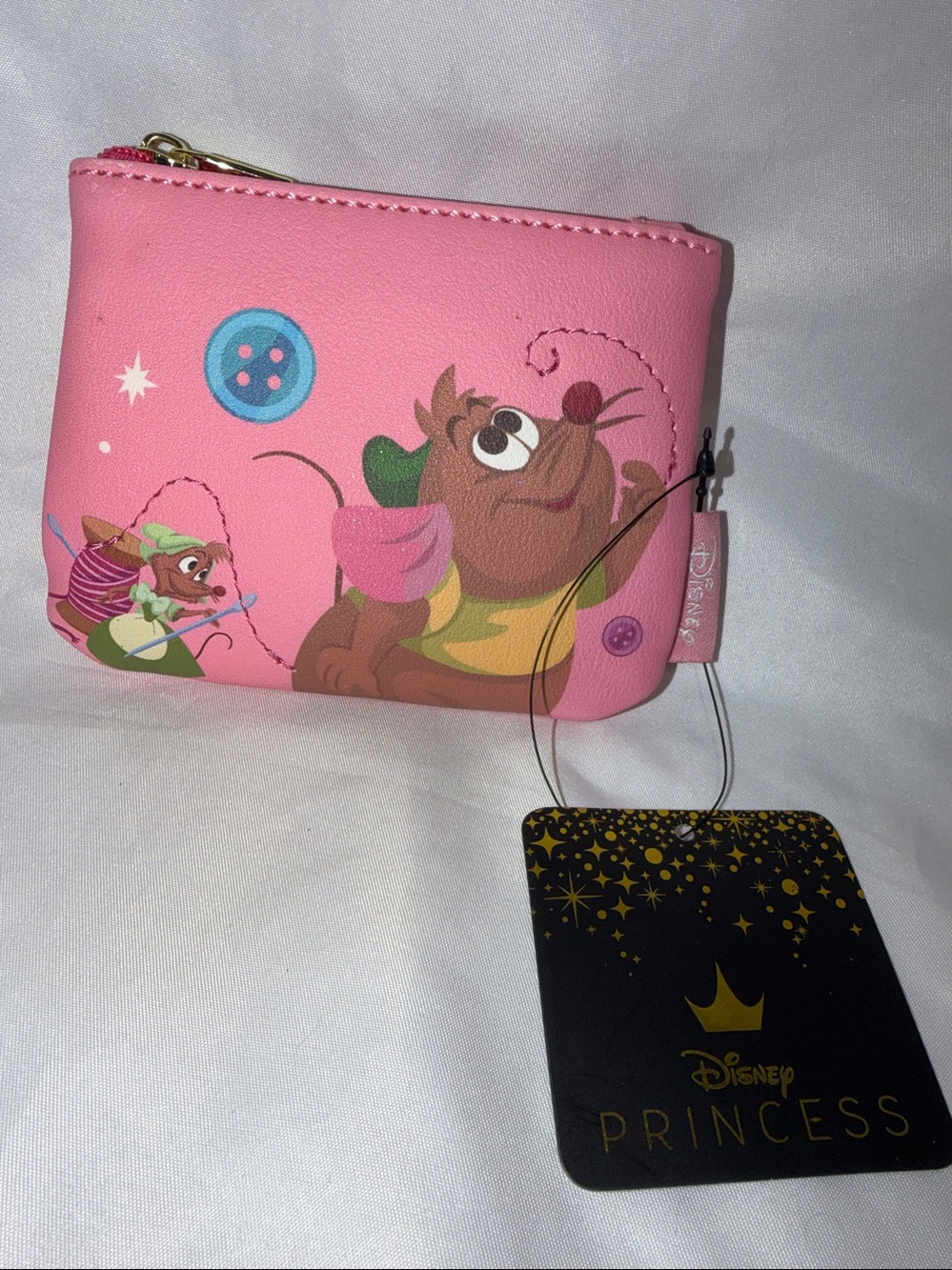 Loungefly Disney Princess Blinged Cinderella Pink Dress Backpack - Picture 3 of 10